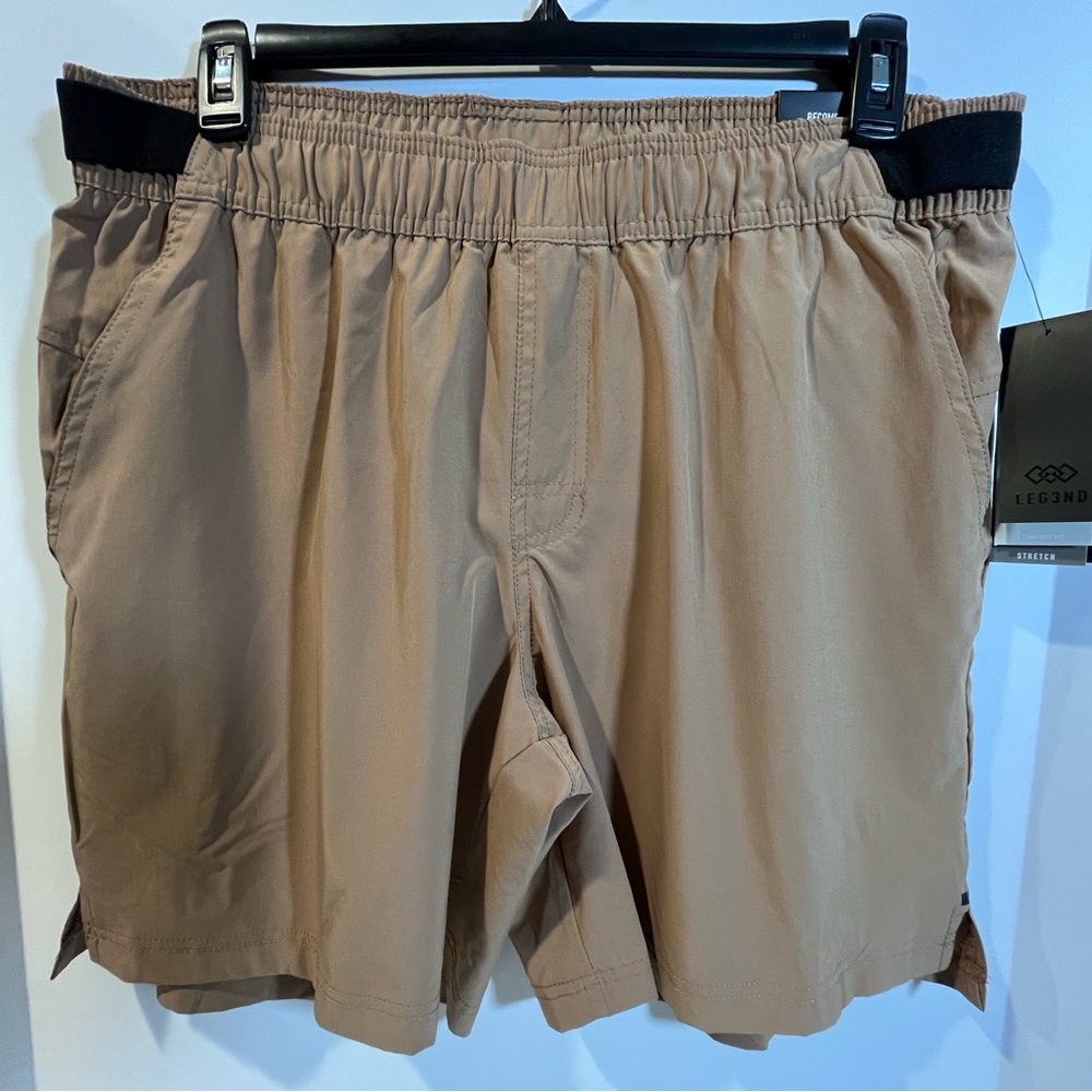 LEG3ND Light Weight 4way Stretch Moisture Wicking Active Shorts - XL